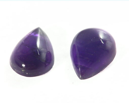 Amethyst Natural Genuine Gemstone Matched Pair 18.90 CT GSG101 - Image 6
