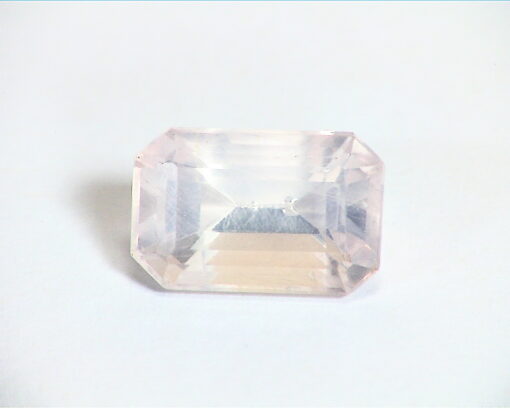 Rose Quartz Natural Genuine Faceted Gemstone 9.30 CT GSG, 102
