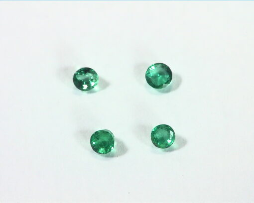 Emerald Natural Genuine Rounds Gemstones 0.25 CT GSG, 176