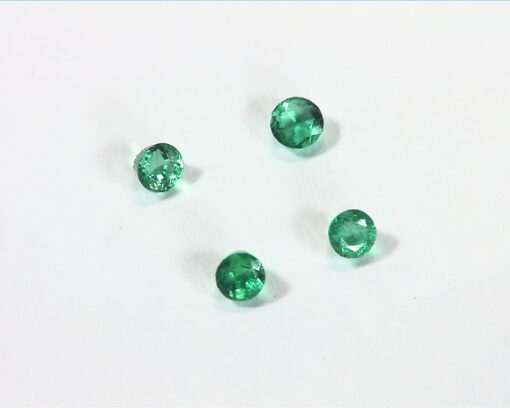 Emerald Natural Genuine Rounds Gemstones 0.25 CT GSG, 176 - Image 4