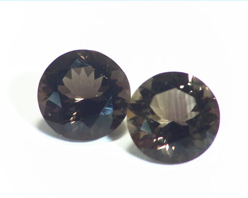 Smokey Quartz Matched Pair Natural Genuine Gemstone 6.44 CT GSG,215