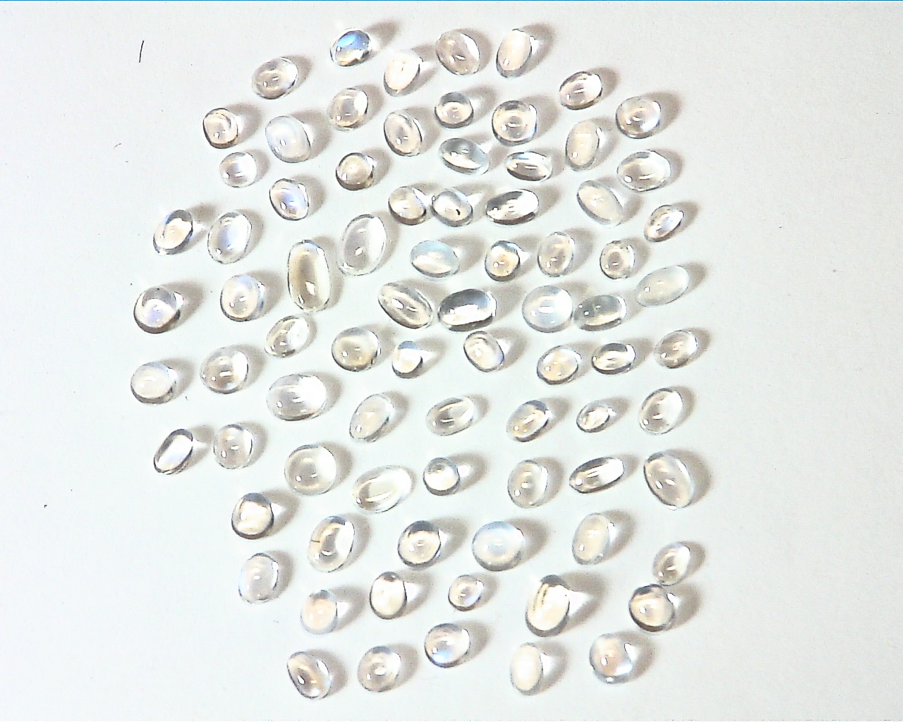 Moonstone (Blue) Natural Genuine Gemstone Lot 19.80 CT GSG 233 - Image 2