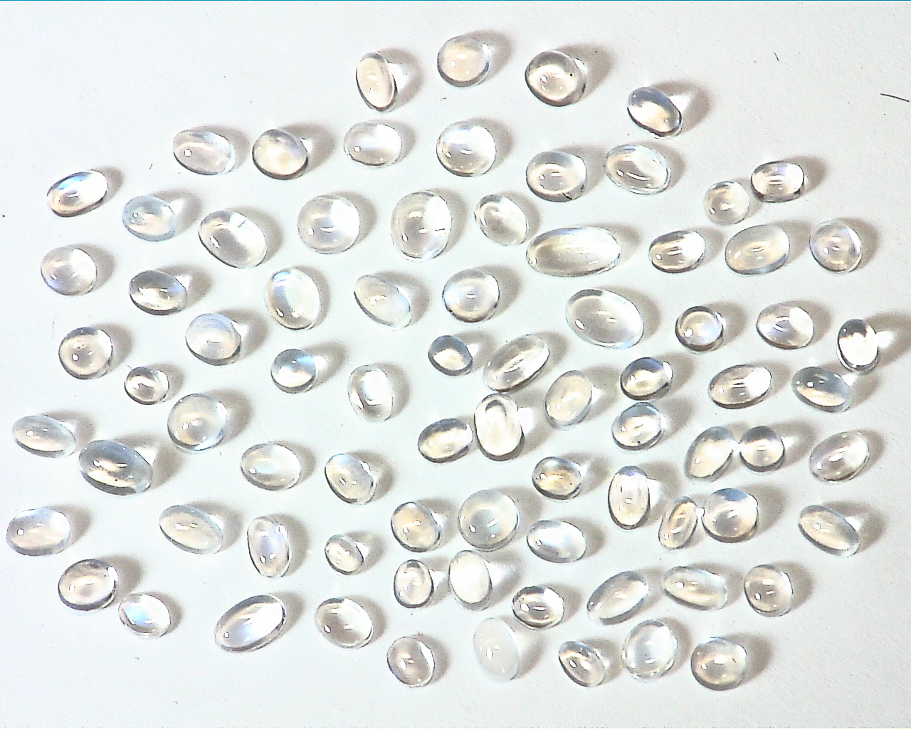 Moonstone (Blue) Natural Genuine Gemstone Lot 19.80 CT GSG 233 - Image 3