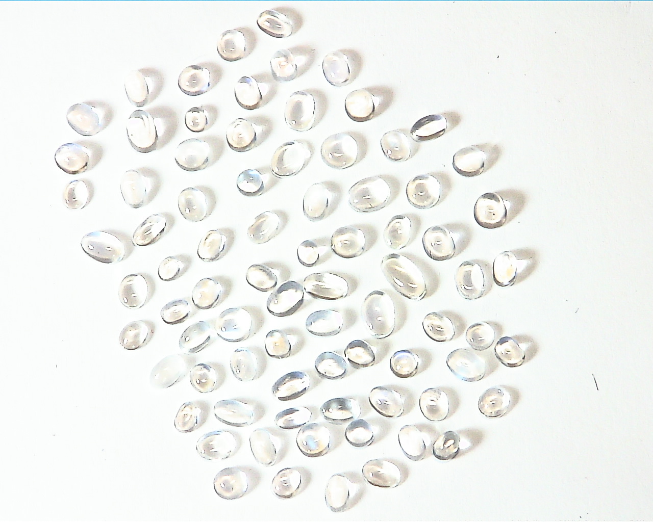 Moonstone (Blue) Natural Genuine Gemstone Lot 19.80 CT GSG 233 - Image 4