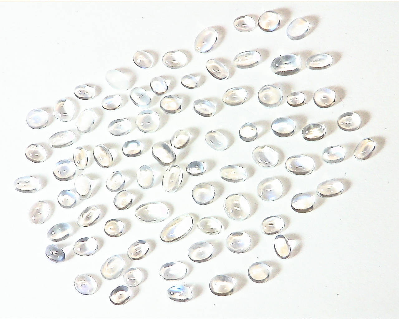 Moonstone (Blue) Natural Genuine Gemstone Lot 19.80 CT GSG 233 - Image 5