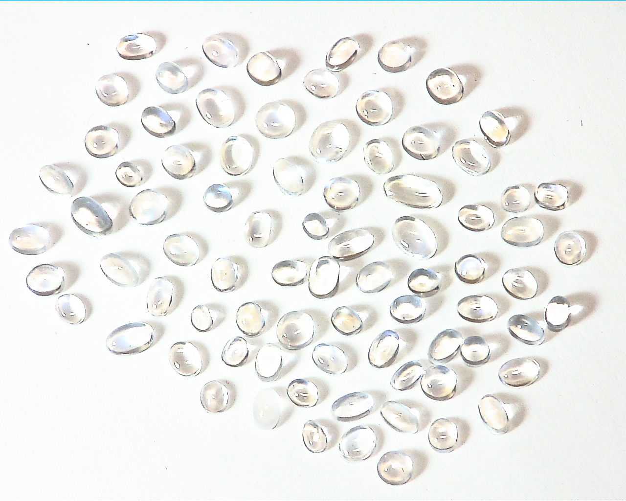 Moonstone (Blue) Natural Genuine Gemstone Lot 19.80 CT GSG 233 - Image 6