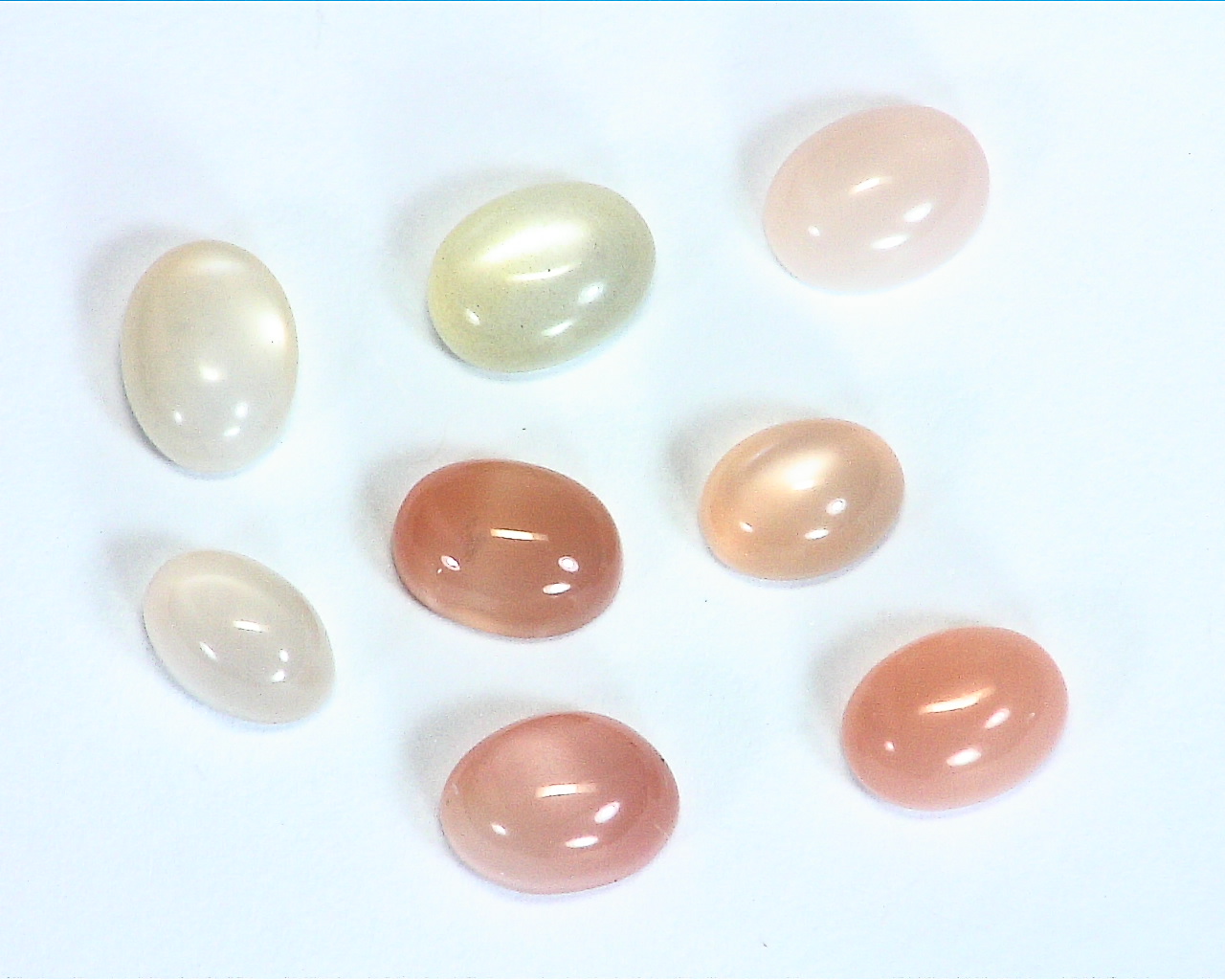 Moonstone (orange) Natural Genuine Gemstone Lot 11.02 CT GSG 268 - Image 2