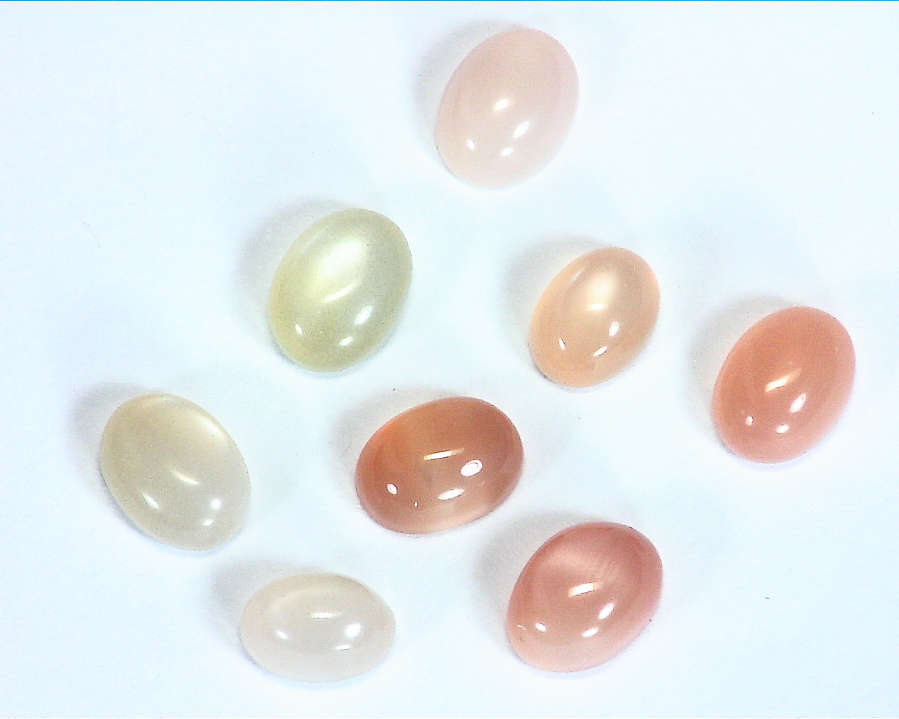 Moonstone (orange) Natural Genuine Gemstone Lot 11.02 CT GSG 268 - Image 3