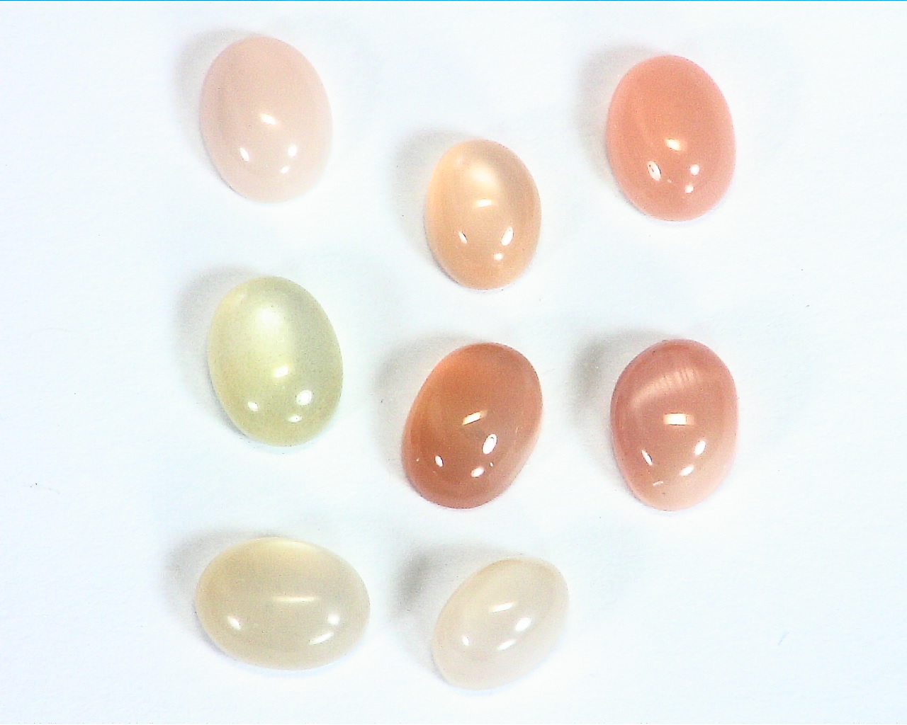 Moonstone (orange) Natural Genuine Gemstone Lot 11.02 CT GSG 268 - Image 4