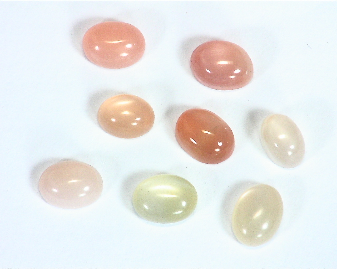 Moonstone (orange) Natural Genuine Gemstone Lot 11.02 CT GSG 268 - Image 5