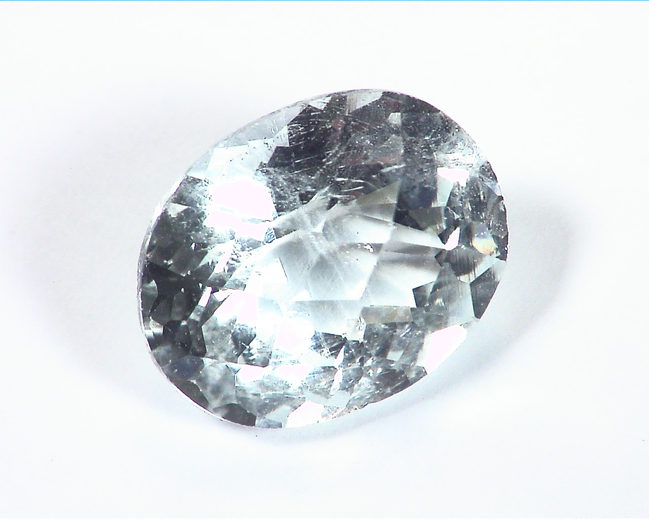 Aquamarine Light Blue Natural Genuine Gemstones 6.94 CT GSG,273 - Image 2