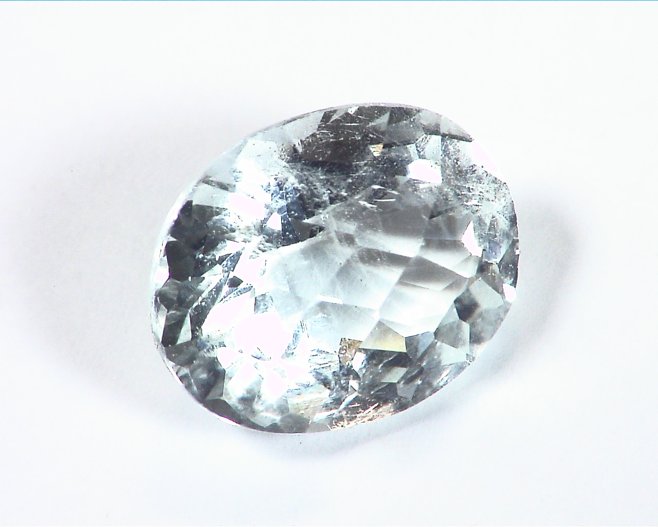 Aquamarine Light Blue Natural Genuine Gemstones 6.94 CT GSG,273 - Image 4