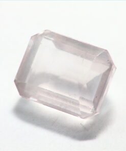 Rose Quartz Emerald Cut Natural Faceted Genuine Gemstone 8.99 CT GSG,325