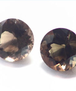 Smokey Quartz Natural Genuine Faceted Gemstone Matched Pair 6.40 CT GSG,327