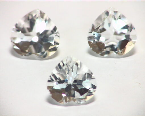 White Topaz Natural Genuine Gemstone Lot 3 pieces 9.40 CT GSG 331
