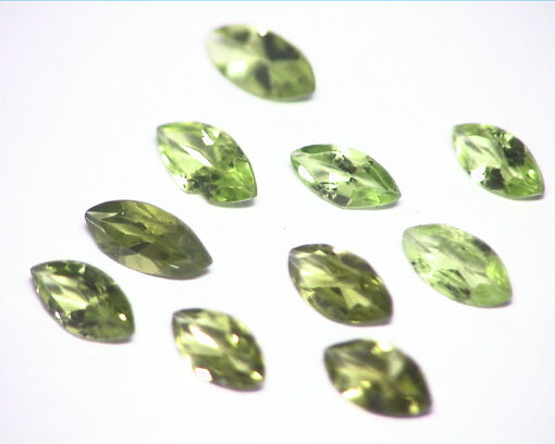 Peridot Natural Genuine Gemstone Marquise 4.34 CT GSG 348 - Image 2