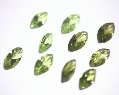Peridot Natural Genuine Gemstone Marquise 4.34 CT GSG 348 - Image 4
