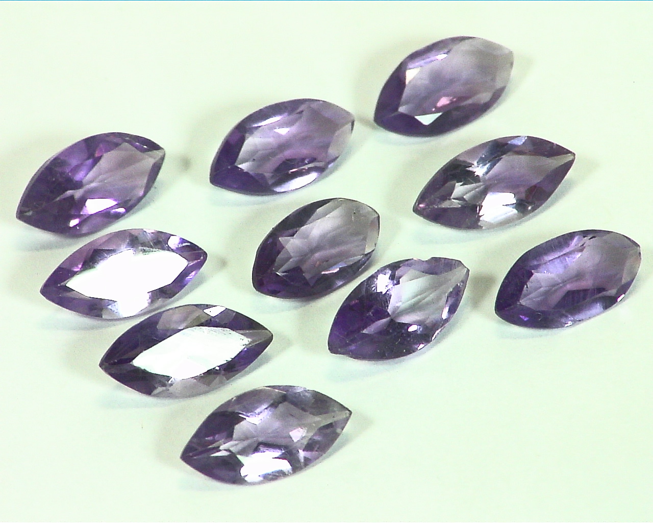 Amethyst Natural Genuine Marquise Shape Gemstones 13.44 CT GSG 356 - Image 2