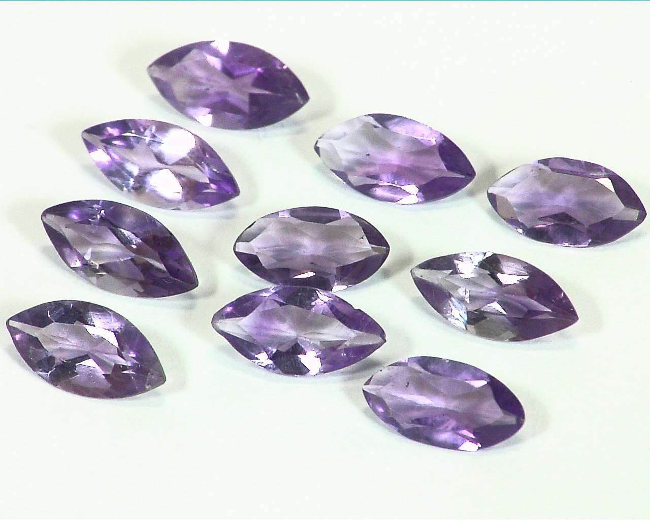 Amethyst Natural Genuine Marquise Shape Gemstones 13.44 CT GSG 356 - Image 3