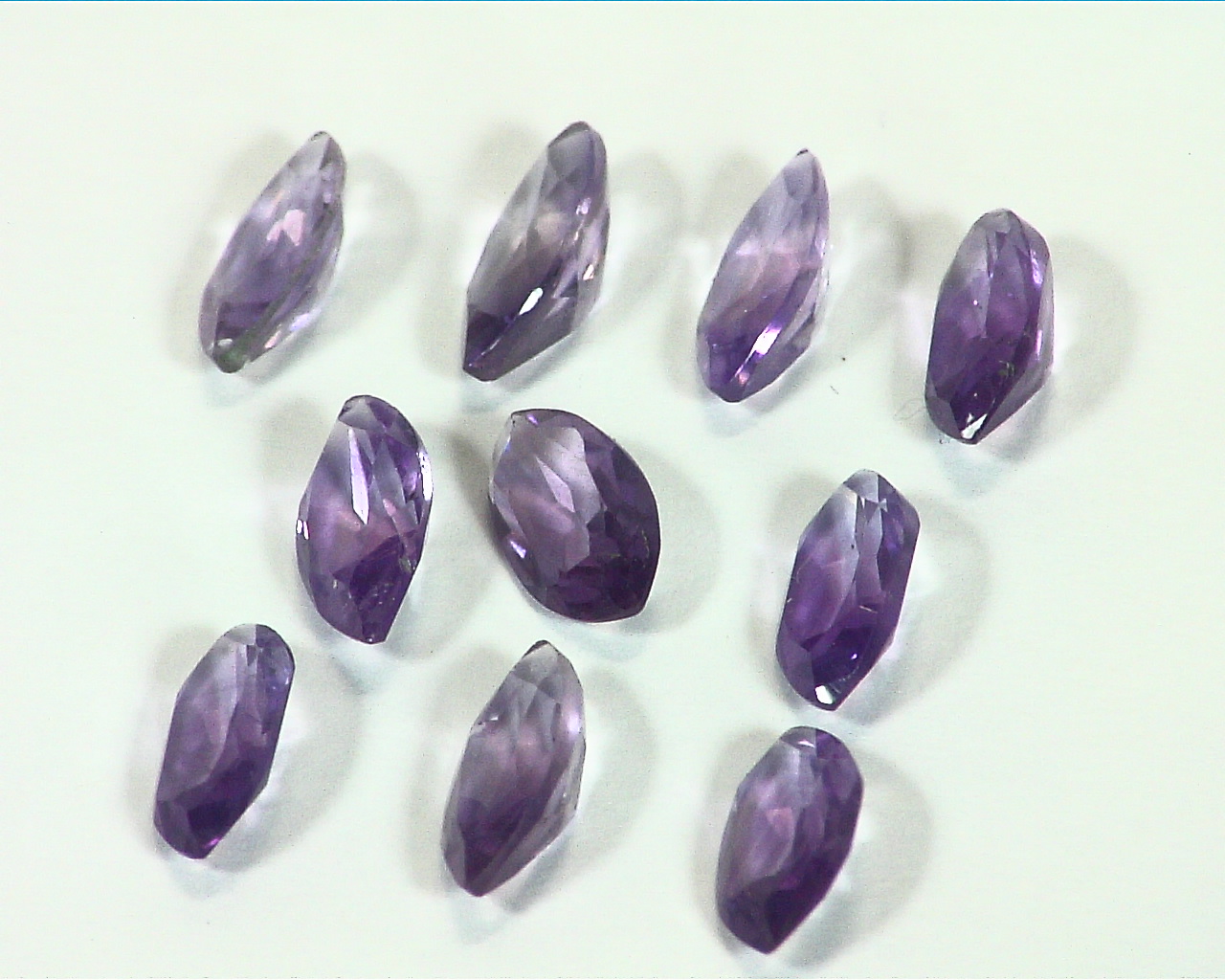 Amethyst Natural Genuine Marquise Shape Gemstones 13.44 CT GSG 356 - Image 5