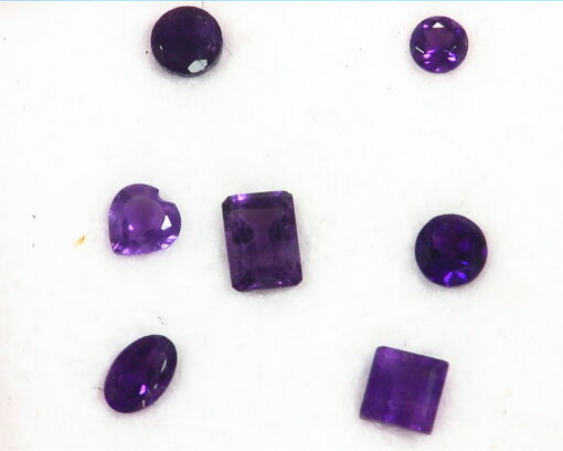 Amethyst Natural Genuine Gemstone Mix Cut Gemstones 3.79 CT GPG 368 - Image 2