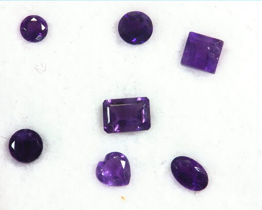Amethyst Natural Genuine Gemstone Mix Cut Gemstones 3.79 CT GPG 368 - Image 4