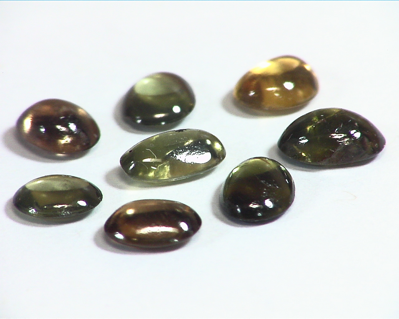 Natural Genuine Brown Zircons Cabochon Gemstones 7.99 CT GSG,414 - Image 7