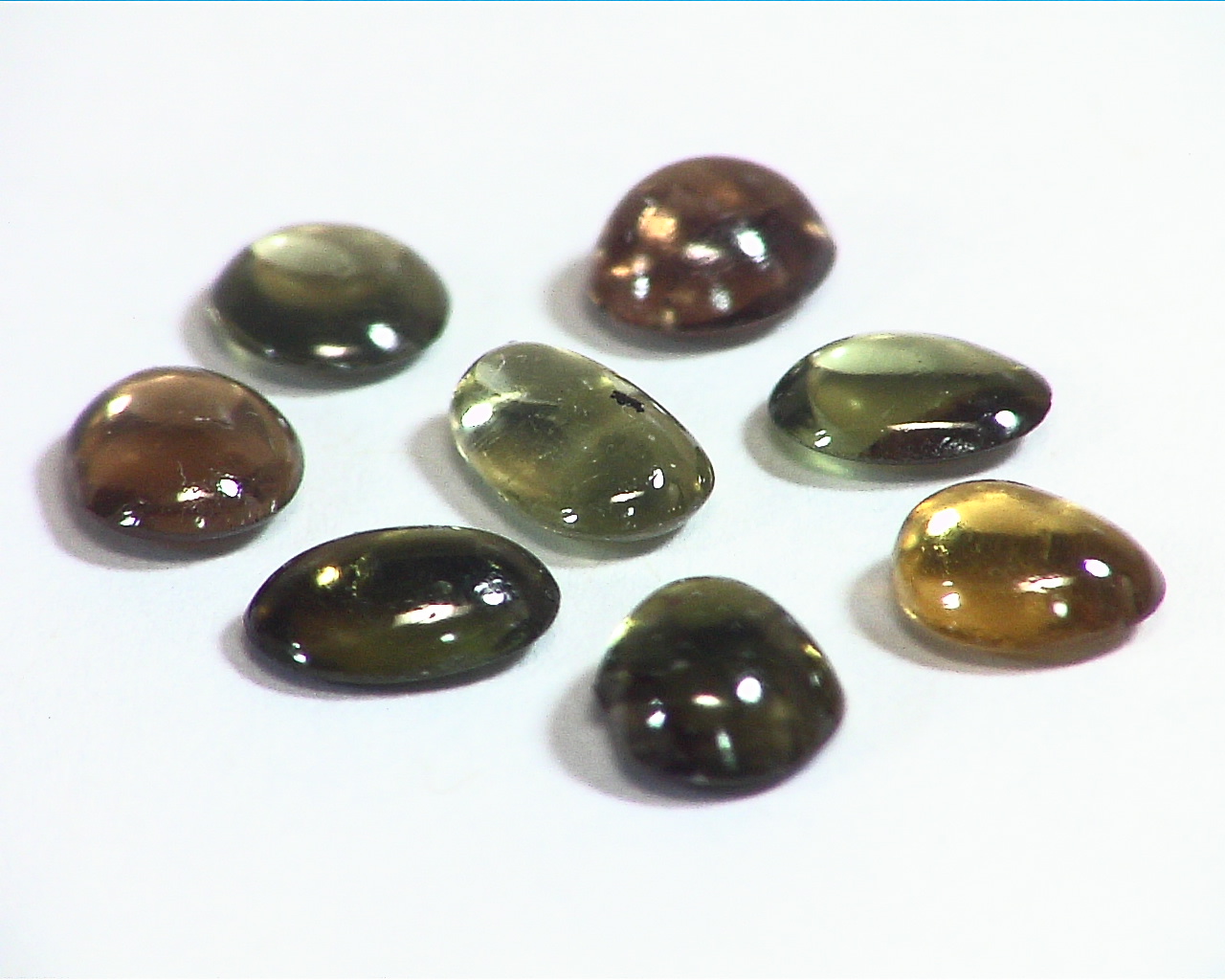 Natural Genuine Brown Zircons Cabochon Gemstones 7.99 CT GSG,414 - Image 2