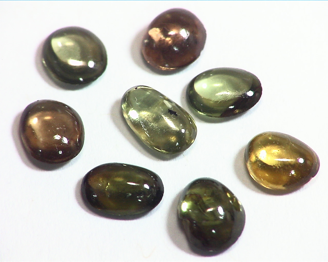 Natural Genuine Brown Zircons Cabochon Gemstones 7.99 CT GSG,414 - Image 3