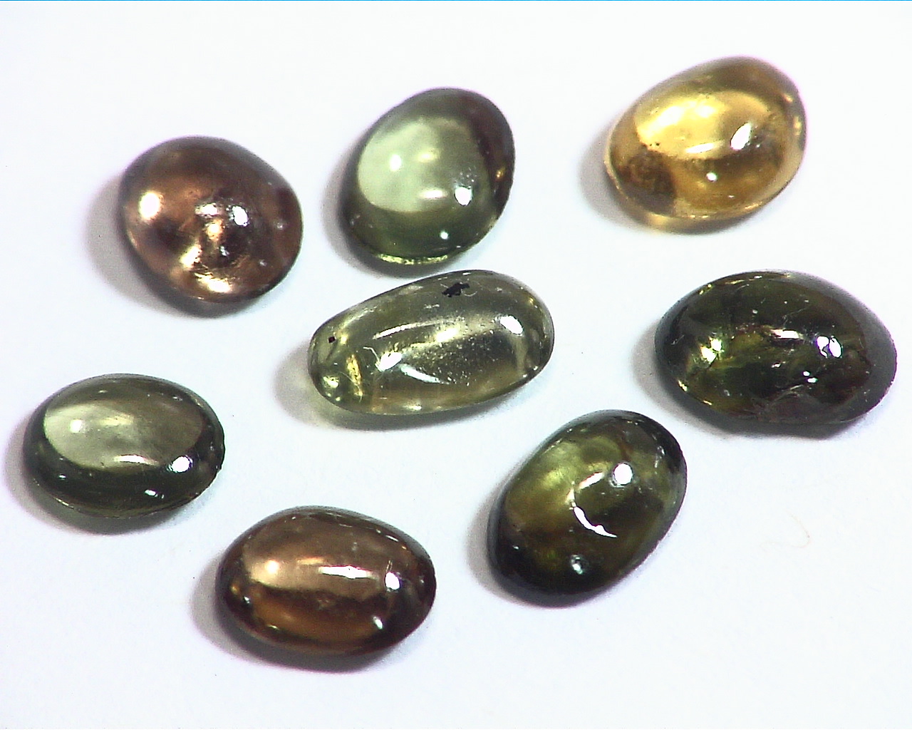 Natural Genuine Brown Zircons Cabochon Gemstones 7.99 CT GSG,414 - Image 4