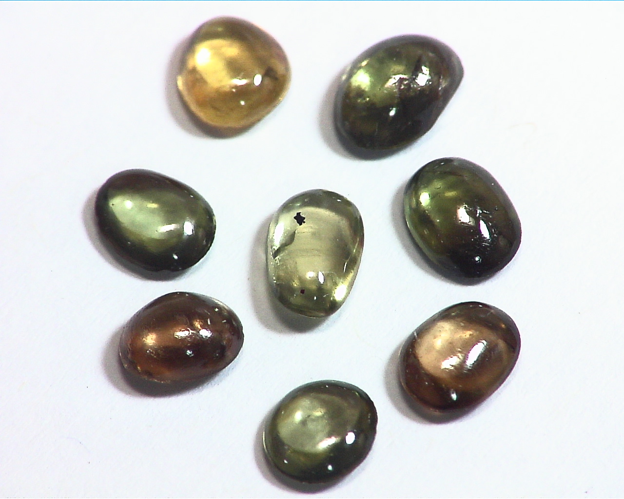 Natural Genuine Brown Zircons Cabochon Gemstones 7.99 CT GSG,414 - Image 5