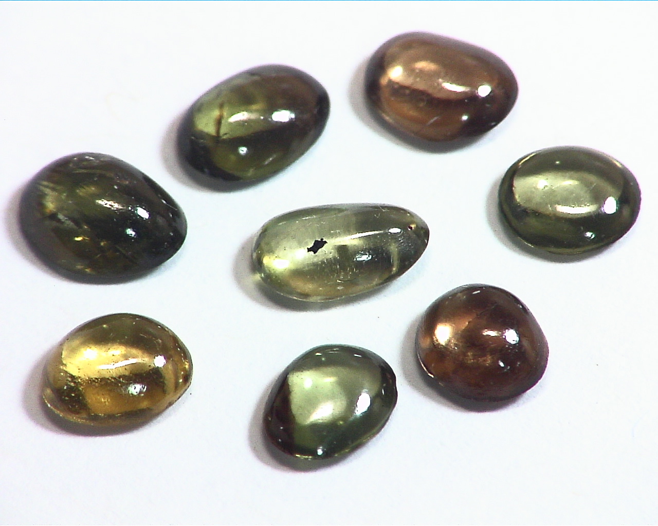 Natural Genuine Brown Zircons Cabochon Gemstones 7.99 CT GSG,414 - Image 6