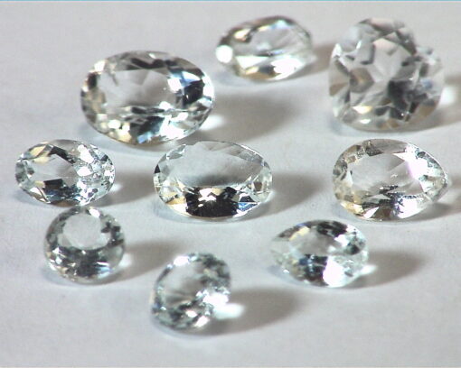 White Topaz Natural Genuine Gemstone 9 pieces 6.61 CT GPG 451 - Image 4