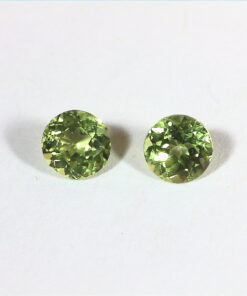 Peridot Natural Genuine Gemstone Matched Pair 1.09 CT GSG,461