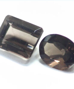 Alternative view of Smokey Quartz Natural Genuine Faceted Gemstones 6.35 CT GSG,479
