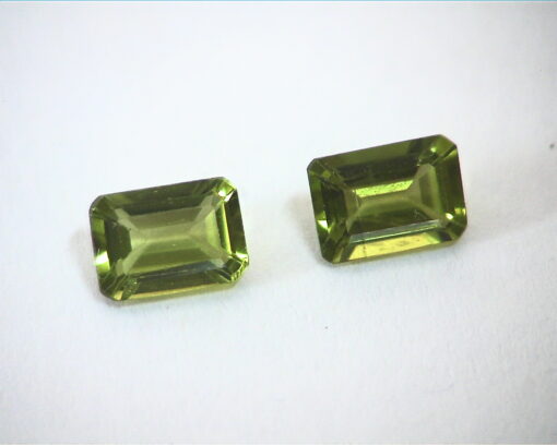 Peridot Natural Genuine Gemstone Matched Pair 2.04 CT GSG,539 - Image 3
