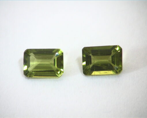 Peridot Natural Genuine Gemstone Matched Pair 2.04 CT GSG,539 - Image 5