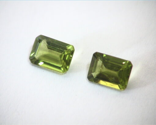 Peridot Natural Genuine Gemstone Matched Pair 2.04 CT GSG,539 - Image 6