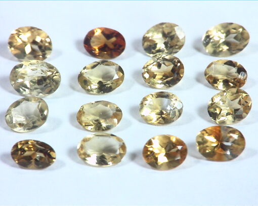 Citrine Faceted Natural Genuine Gemstones Oval Shape 4.08 CT GSG 613