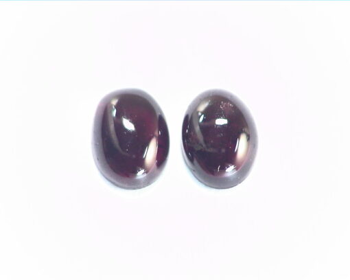 Garnet Natural Genuine Gemstone Cabochon Matched Pair 7.5x5.75mm,3.68 CT Lot 642