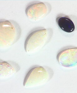 Alternative view of Opal Natural Genuine Australian Cabochon Lot 3.82 CT Total Gemstone GSG,725