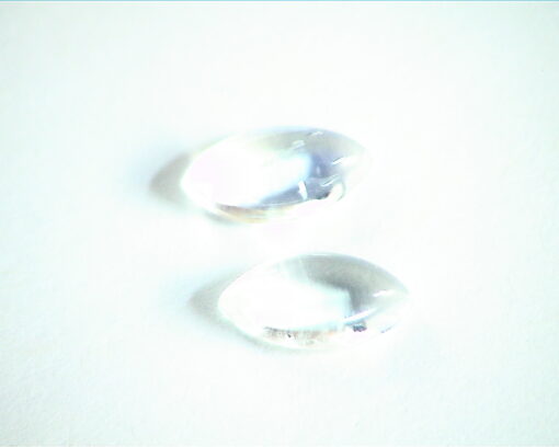 Moonstone Natural Genuine Gemstone Marquise Shape Matched Pair GSG 259 - Image 2