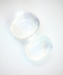 Alternative view of Moonstone Natural Genuine Gemstone Oval Shape Matched Pair GSG 279