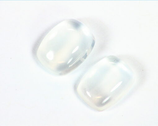 Moonstone Natural Genuine Gemstone Matched Pair GSG 408 - Image 2