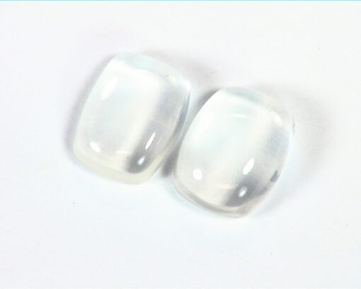 Moonstone Natural Genuine Gemstone Matched Pair GSG 408 - Image 5