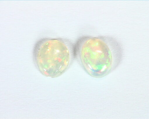 Opal (Ethiopian ) Natural Genuine Gemstone's Matched Pair 0.91 CT GSG,456