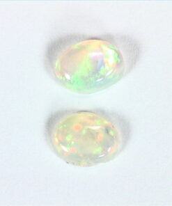 Alternative view of Opal (Ethiopian ) Natural Genuine Gemstone's Matched Pair 0.91 CT GSG,456