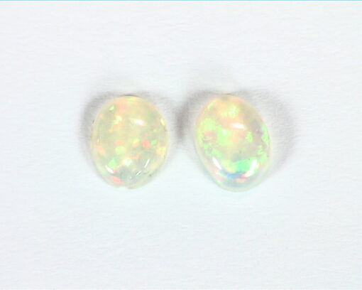 Opal (Ethiopian ) Natural Genuine Gemstone's Matched Pair 0.91 CT GSG,456 - Image 6