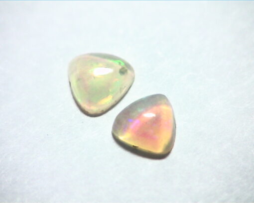 Opal (Ethiopian ) Natural Genuine Faceted Gemstone's Matched Pair GSG,464 - Image 2