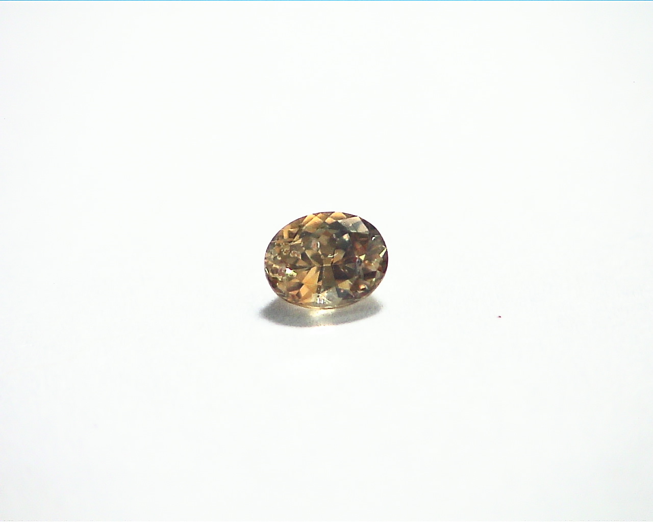 Imperial Topaz Natural Genuine Faceted Gemstone 0.36 CT GRG,468 - Image 2